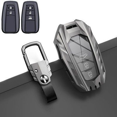Чехол для автоключей Toyota С карабином Темный хром Оригинал (YA0053) 44765 фото