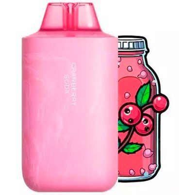 Vozol Star 7000 Cranberry Soda (Журавлинне газоване) 74530 фото