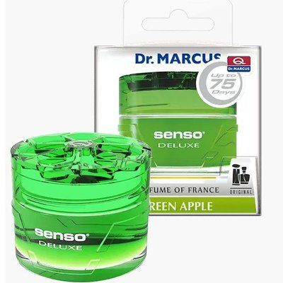 Ароматизатор повітря Банку із гелем Senso Deluxe - Green Apple (Зелене яблуко) 23732 фото