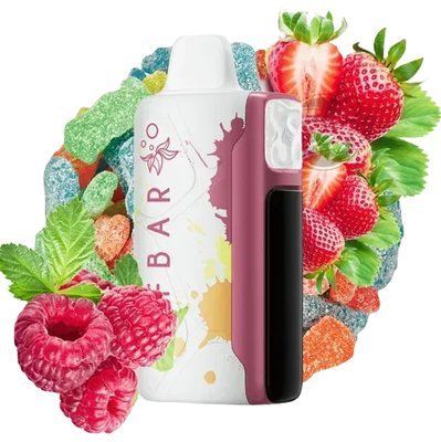 ЕІf Ваг Sour King 30000 Red Raspberry Strawberry Червона Малина Полуниця 90859 фото