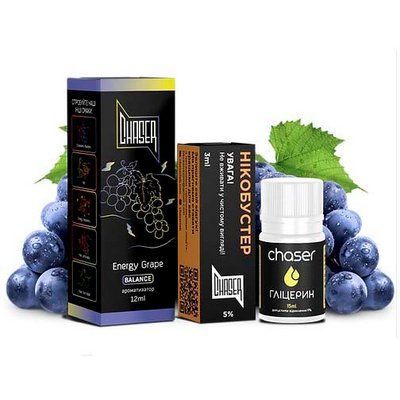 Рідина Chaser Самозаміс Black ULTRA Energy Grape 66990 фото