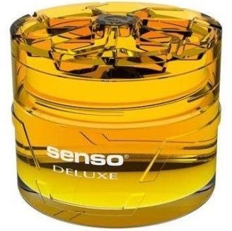 Ароматизатор повітря Банку із гелем Senso Deluxe - Vanila Creme (Ванільний крем) 23732 фото