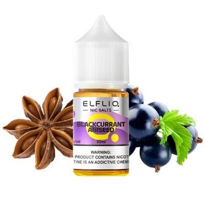 Elf Liq рідина 30 ml 50 mg Blackcurrant Aniseed Чорна Смородина Аніс 67870 фото