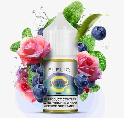 Elf Liq рідина 30 ml 50 mg Blueberry Rose Mint Чорниця Троянда М'ята 80601 фото
