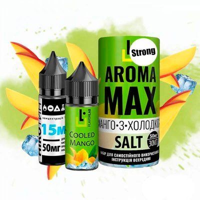 Рідина Самозаміс Flavorlab Aroma MAX 30мл 50мг Mango Ice Манго з Холодком 79864 фото