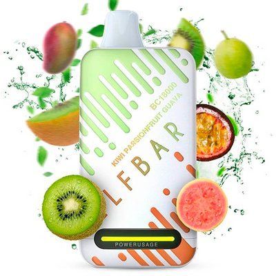 Elf Bar BC 15000 18ml Kiwi Passion Fruit Guava (Киви Маракуйя Гуава) Два режима 67727 фото