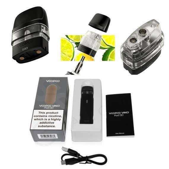 Многоразовый Pod-Набор Voopoo Vinci SE 900mAh 2мл (Картриджей 1.2 ОМ 3 шт) Cream Tan 67645 фото