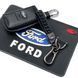 Автонабір №44 для Ford / Килимок панелі / Брелок з карабіном та чохол для автоключів з логотипом 53320044 фото 1