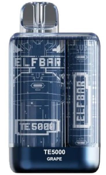 Elf Bar TE5000 POD 5% Оригінал Grape Виноград (Підряджається) 44676 фото