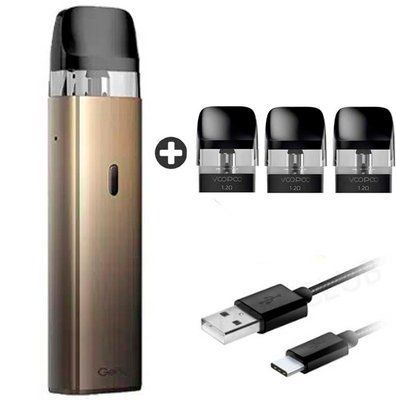 Многоразовый Pod-Набор Voopoo Vinci SE 900mAh 2мл (Картриджей 1.2 ОМ 3 шт) Coffee Brown 67646 фото