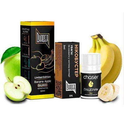 Рідина Chaser Самозаміс Black ULTRA Banan Apple 66994 фото