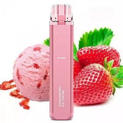 Elf Bar NC 1800 Strawberry Ice Cream Клубничное Мороженное 79671 фото