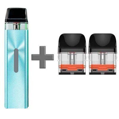 Многоразовый Pod-Набор Vaporesso Xros Mini 1000mAh 2 мл (Картриджей 0.8 ОМ 3 шт) Sierra Blue Сьерра Синий 66709 фото