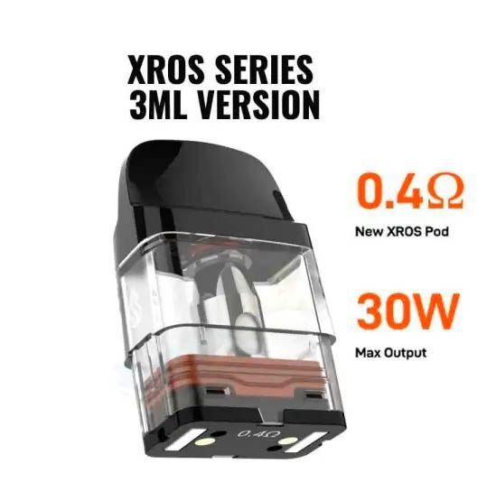 Haбір Змінних Картриджів Vaporesso XROS 4 MINI 3 МЛ (0.4 ОМ) 4 шт 80201 фото