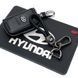 Автонабор №55 для Hyundai / Коврик панели / Брелок с карабином и чехол для автоключей с логотипом 1455 фото 1