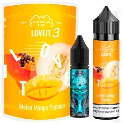 Жидкость Самозамес Flavorlab Love IT 60ml 3мг (органика) Melon Mango Papaya Дыня Манго Папайя 79817 фото