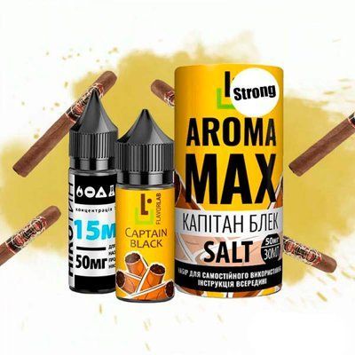 Жидкость Самозамес Flavorlab Aroma MAX 30мл 50мг Captain Black Капитан Блэк 79868 фото