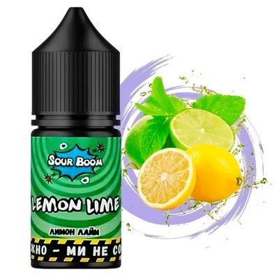 Рідина Sour Boom Chaser 30 ml 50 mg Lemon Lime (Лимон лайм) 67310 фото