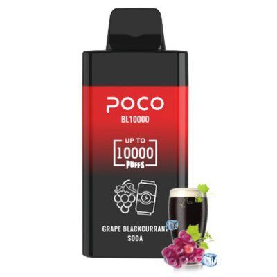 Poco Premium BL10000 20ml Grape Blackcurrant Soda Виноград Смородина Газування 67145 фото