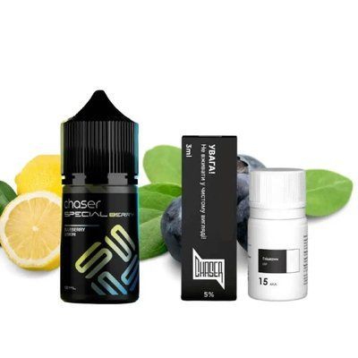Рідина Chaser Самозаміс Special Berries Blueberry Lemon Чорниця Лимон 84823 фото