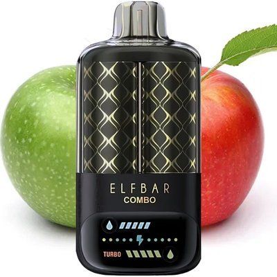 Elf Bar Combo 20000 Green Apple & Double Apple Shisha Зеленое Яблоко & Двойное Яблоко 80988 фото