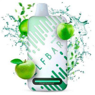 Elf Bar BC 15000 18ml Sour Apple (Кислое Яблоко) Два режима 67732 фото