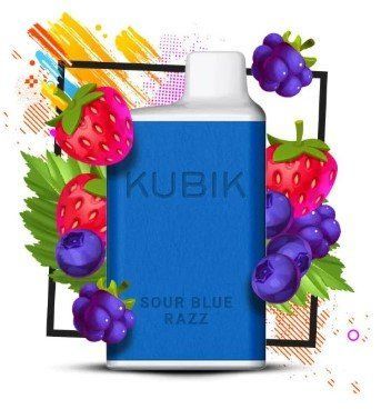 Кubік Max 6000 Sour Blue razz Кислая Голубая Малина 86828 фото
