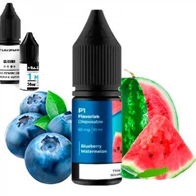 Жидкость Самозамес Flavorlab P1 10ml Blueberry watermelon Черника арбуз 79802 фото