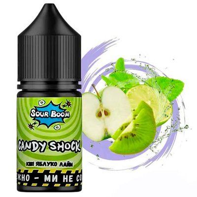 Жидкость Sour Boom от Chaser 30 ml 50 mg Candy Shock (Киви Яблоко Лайм) 67312 фото