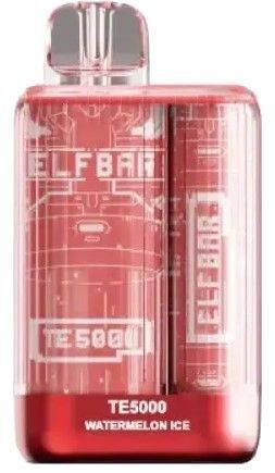 Elf Bar TE5000 POD 5% Оригінал Strawberry Ice Крижана Полуниця (Підряджається) 57677 фото