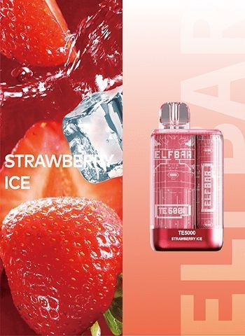 Elf Bar TE5000 POD 5% Оригінал Strawberry Ice Крижана Полуниця (Підряджається) 57677 фото