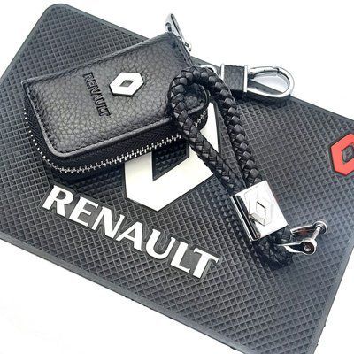 Автонабір №33 для Renault / Килимок панелі / Брелок з карабіном та чохол для автоключів з логотипом 1433 фото