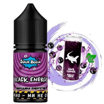 Рідина Sour Boom від Chaser 30 ml 50 mg Black Energy (Смородина Енергетик) 67313 фото