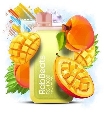 RabBeats (Elf Bar) RC10000/18ml Peach Mango Персик Манго 79680 фото