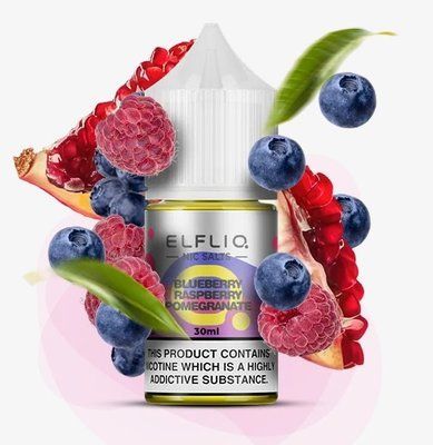 Elf Liq рідина 30 ml 50 mg Blueberry Raspberry Pomegranate Чорниця Малина Гранат 80183 фото