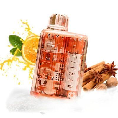 Elf Bar TE5000 POD 5% Оригинал Cinnamon Orange Апельсин с Корицей (Подзаряжаемый) 57916 фото