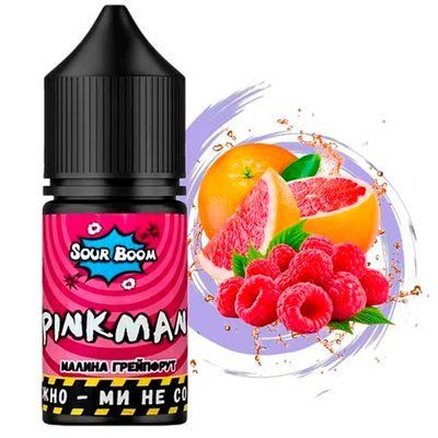 Жидкость Sour Boom от Chaser 30 ml 50 mg Pinkman (Малина Грейпфрут) 67316 фото