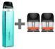 Багаторазовий Pod-Набір Vaporesso Xros 3 Mini 1000mAh 2 мл (Картриджів 0.8 ОМ 3 шт) Aqua Green Бірюзовий 66719 фото 1