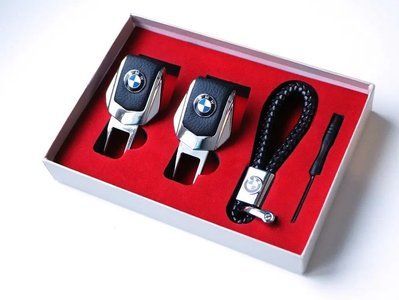 Подарунковий набір №1 для BMW із заглушок та брелока з логотипом SFC0001BMW фото