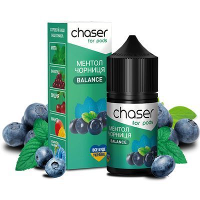 Chaser рідина 30 ml 50 mg Balance Чорниця з ментолом 66561 фото