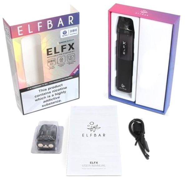 Многоразовый набор Flavors ELFX 1000 mAh Blue Синий 79422 фото