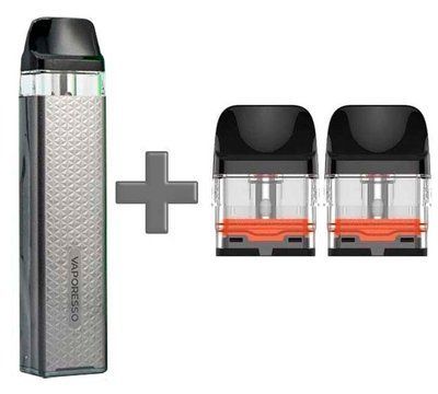Многоразовый Pod-Набор Vaporesso Xros 3 Mini 1000mAh 2 мл (Картриджей 0.8 ОМ 3 шт) Space Grey Космический Серый 66722 фото