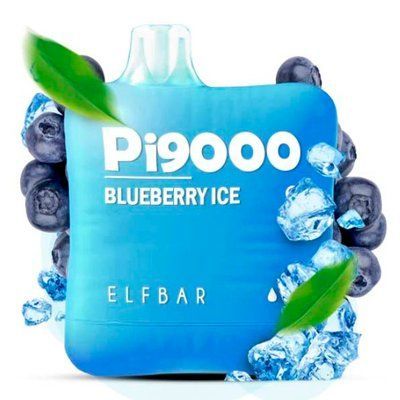 Elf Bar Pi9000 18 ml Blueberry ice Черничный лед 66751 фото