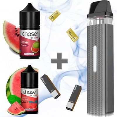Набір Рідин Chaser Самозаміс Balance Ultra 60 мл Vaporesso Xros mini (Гуава Персик Кола) Фламінго 94986 фото