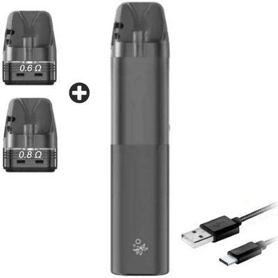 Багаторазовий набір Flavors ELFX 1000 mAh Grey Сірий 79423 фото