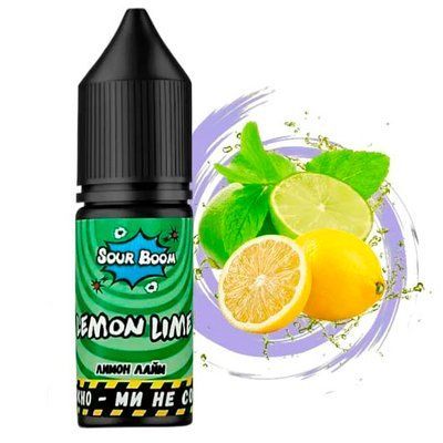 Рідина Sour Boom Chaser 15 ml 50 mg Lemon Lime (Лимон лайм) 67319 фото