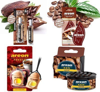 Набор Ароматизаторов воздуха Areon Coffee Man (Кофеман) S4C_Vanilla Paradise фото
