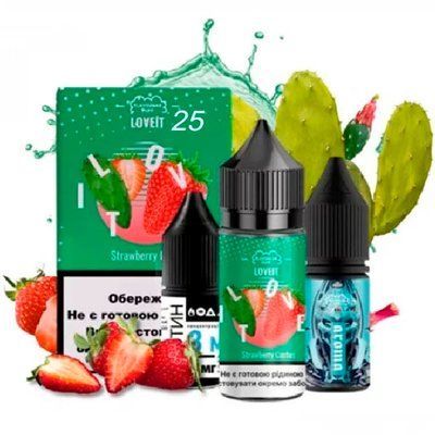 Жидкость Самозамес Flavorlab Love IT 30ml 25мг Strawberry Cactus Клубника Кактус 79828 фото