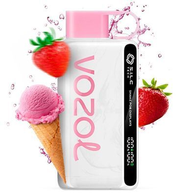 Vozol Star 12000 Strawberry Ice Cream (Клубничное Мороженое) 66661 фото