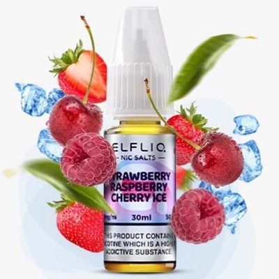 Elf Liq жидкость 10 ml 50 mg Strawberry Raspberry Cherry Ice Клубника Малина Вишня Лед 71313 фото